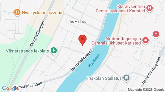 Apartments for rent i Karlstad - kort over placeringen