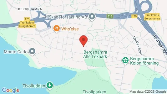 Rooms for rent i Solna - kort over placeringen