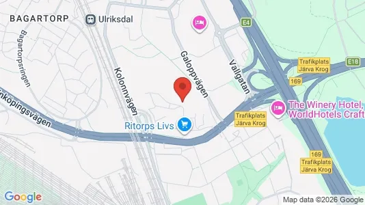 Apartments for rent i Solna - kort over placeringen