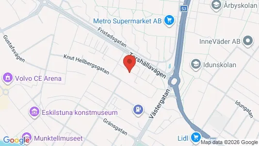Apartments for rent i Eskilstuna - kort over placeringen