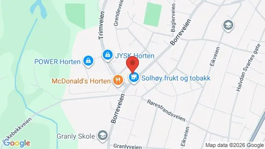 Apartments for rent i Horten - kort over placeringen