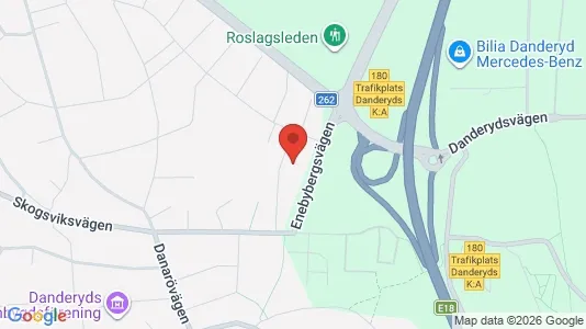 Apartments for rent i Danderyd - kort over placeringen