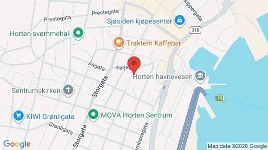 Apartments for rent i Horten - kort over placeringen