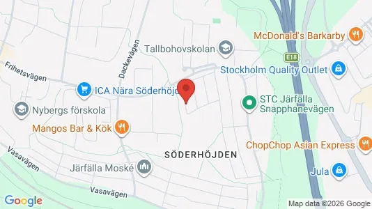 Apartments for rent i Järfälla - kort over placeringen