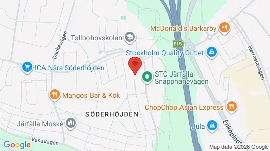 Apartments for rent i Järfälla - kort over placeringen