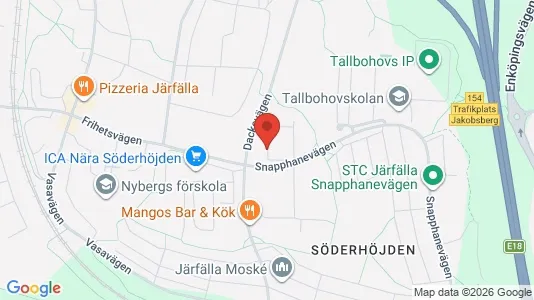 Apartments for rent i Järfälla - kort over placeringen