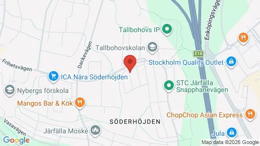 Apartments for rent i Järfälla - kort over placeringen