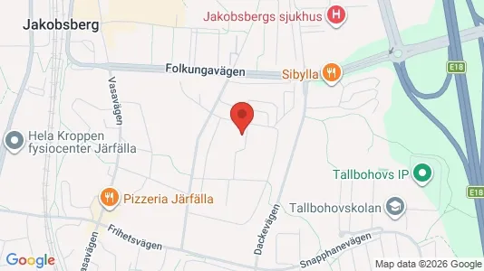 Apartments for rent i Järfälla - kort over placeringen