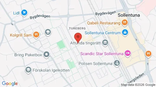 Apartments for rent i Sollentuna - kort over placeringen
