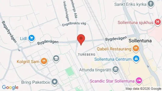 Apartments for rent i Sollentuna - kort over placeringen