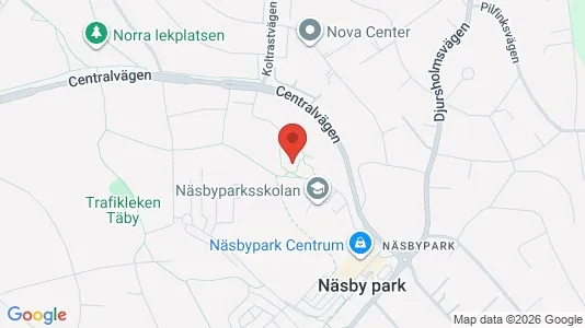 Apartments for rent i Täby - kort over placeringen
