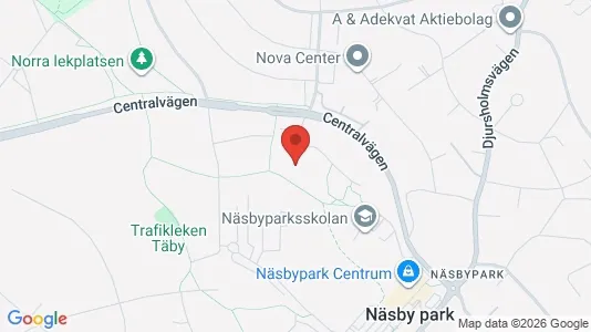Apartments for rent i Täby - kort over placeringen