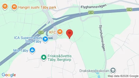 Apartments for rent i Täby - kort over placeringen