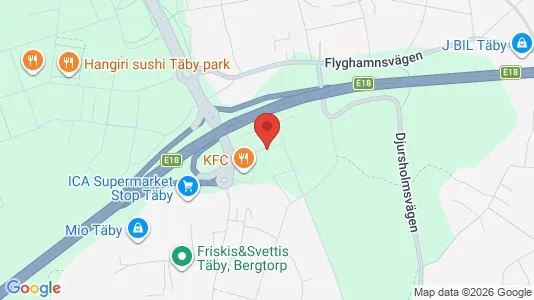 Apartments for rent i Täby - kort over placeringen