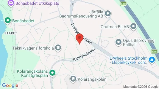 Apartments for rent i Järfälla - kort over placeringen