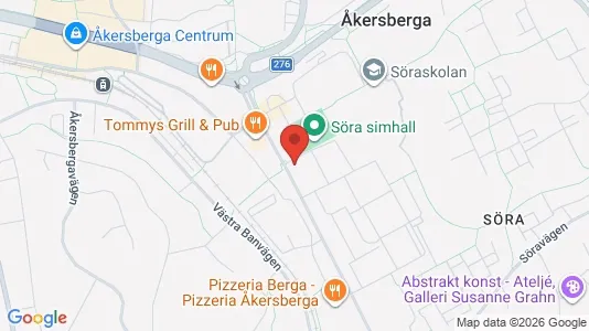 Apartments for rent i Österåker - kort over placeringen