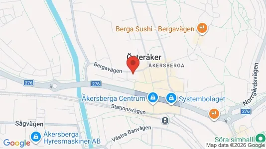 Apartments for rent i Österåker - kort over placeringen