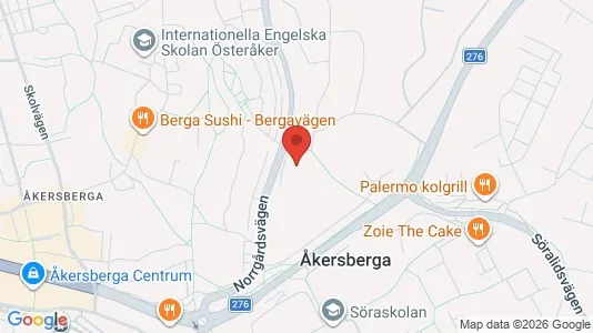 Apartments for rent i Österåker - kort over placeringen