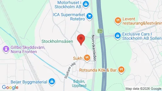 Apartments for rent i Sollentuna - kort over placeringen