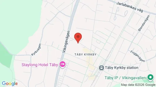 Apartments for rent i Täby - kort over placeringen
