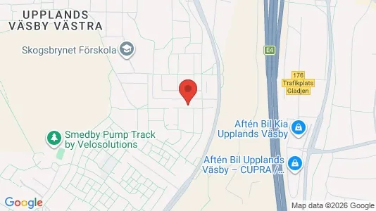 Apartments for rent i Upplands Väsby - kort over placeringen