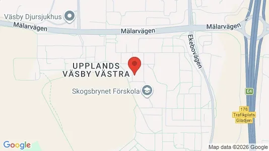 Apartments for rent i Upplands Väsby - kort over placeringen