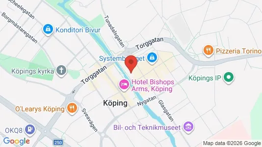 Apartments for rent i Köping - kort over placeringen