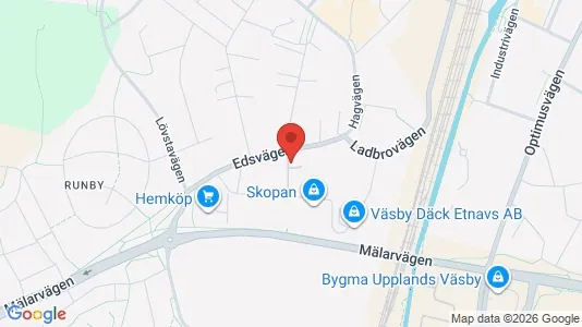 Apartments for rent i Upplands Väsby - kort over placeringen