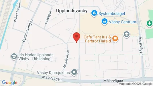 Apartments for rent i Upplands Väsby - kort over placeringen