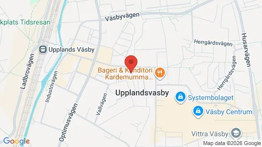 Apartments for rent i Upplands Väsby - kort over placeringen