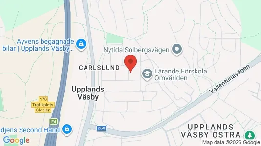 Apartments for rent i Upplands Väsby - kort over placeringen