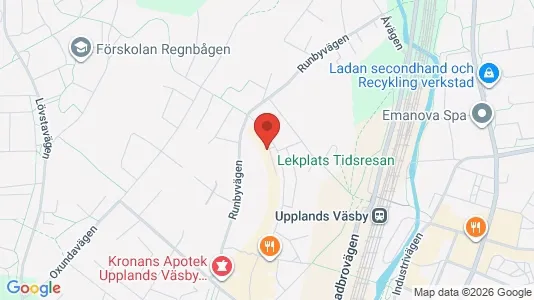Apartments for rent i Upplands Väsby - kort over placeringen