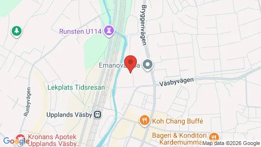 Apartments for rent i Upplands Väsby - kort over placeringen