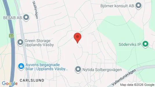 Apartments for rent i Upplands Väsby - kort over placeringen