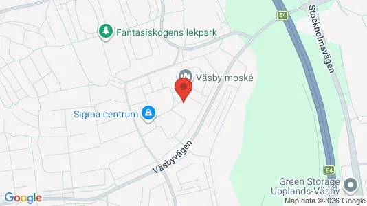 Apartments for rent i Upplands Väsby - kort over placeringen