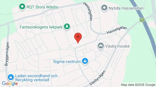 Apartments for rent i Upplands Väsby - kort over placeringen