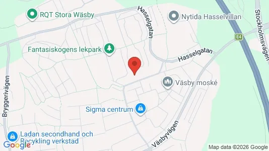 Apartments for rent i Upplands Väsby - kort over placeringen