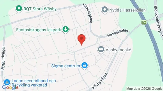 Apartments for rent i Upplands Väsby - kort over placeringen