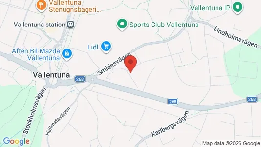 Apartments for rent i Vallentuna - kort over placeringen