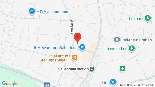 Apartments for rent i Vallentuna - kort over placeringen