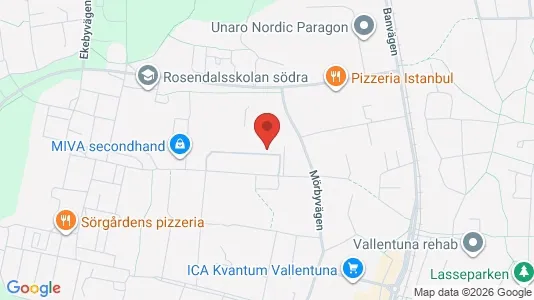 Apartments for rent i Vallentuna - kort over placeringen