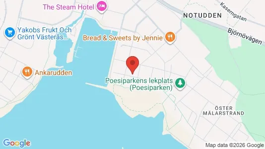 Apartments for rent i Västerås - kort over placeringen