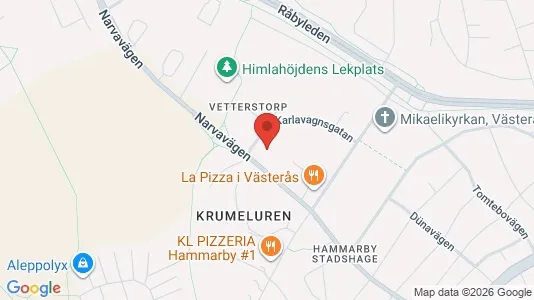 Apartments for rent i Västerås - kort over placeringen