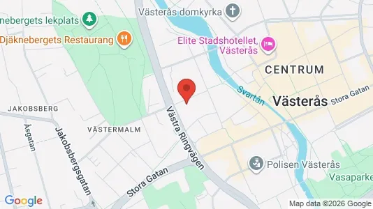 Apartments for rent i Västerås - kort over placeringen