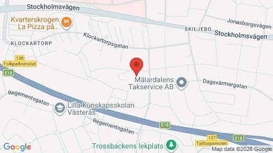 Apartments for rent i Västerås - kort over placeringen