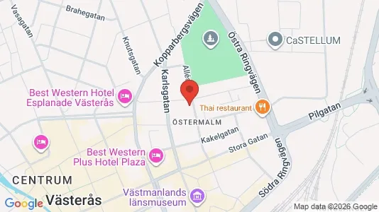 Apartments for rent i Västerås - kort over placeringen