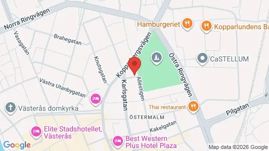 Apartments for rent i Västerås - kort over placeringen