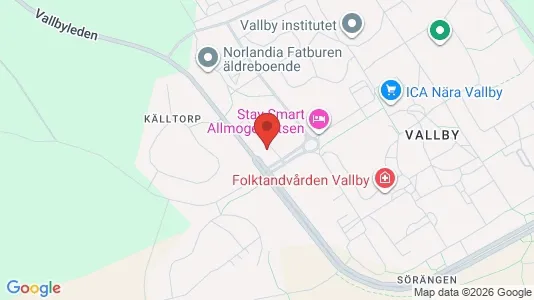 Apartments for rent i Västerås - kort over placeringen