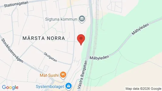 Apartments for rent i Sigtuna - kort over placeringen