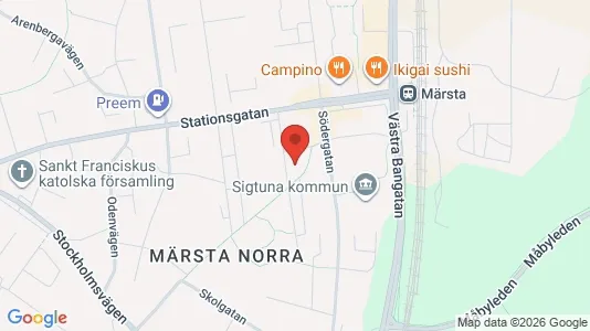 Apartments for rent i Sigtuna - kort over placeringen